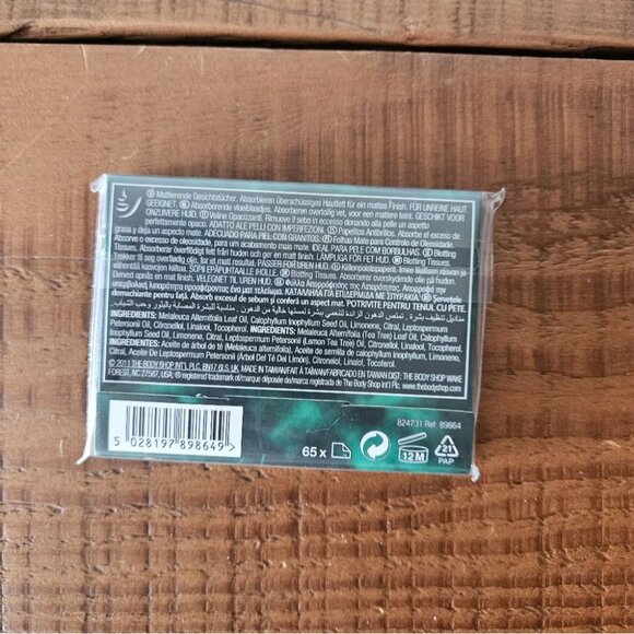 The Body Shop Tea Tree Oil Facial Blotting Tissues 65 sheets - Picture 3 of 3